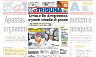 Imagem ilustrativa da imagem Confira os destaques do jornal A Tribuna desta quarta-feira