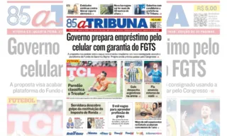 Imagem ilustrativa da imagem Confira os destaques do jornal A Tribuna desta quarta-feira