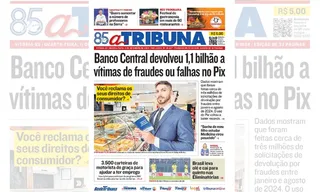 Imagem ilustrativa da imagem Confira os destaques do jornal A Tribuna desta quarta-feira