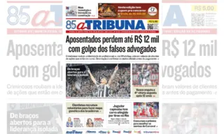 Imagem ilustrativa da imagem Confira os destaques do jornal A Tribuna desta quinta-feira