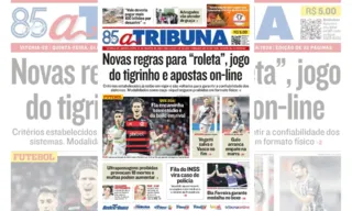 Imagem ilustrativa da imagem Confira os destaques do jornal A Tribuna desta quinta-feira