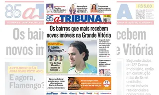 Imagem ilustrativa da imagem Confira os destaques do jornal A Tribuna desta quinta-feira