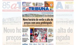 Imagem ilustrativa da imagem Confira os destaques do jornal A Tribuna desta quinta-feira