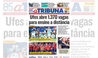 Imagem ilustrativa da imagem Confira os destaques do jornal A Tribuna desta segunda-feira