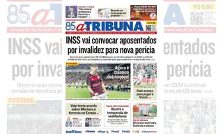 Imagem ilustrativa da imagem Confira os destaques do jornal A Tribuna desta sexta-feira