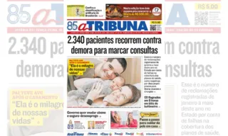 Imagem ilustrativa da imagem Confira os destaques do jornal A Tribuna desta terça-feira