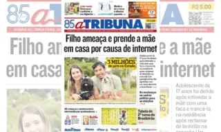 Imagem ilustrativa da imagem Confira os destaques do jornal A Tribuna desta terça-feira