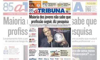 Imagem ilustrativa da imagem Confira os destaques do jornal A Tribuna deste domingo