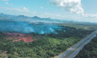 Imagem ilustrativa da imagem Drones e até helicópteros para combater incêndios no ES