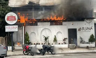 Imagem ilustrativa da imagem Incêndio atinge restaurante em Colatina