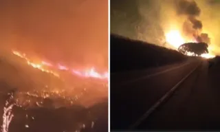 Imagem ilustrativa da imagem Incêndios atingem áreas de mata em três cidades do ES