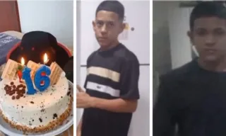 Imagem ilustrativa da imagem Irmãos mortos em Linhares: mãe faz bolo de aniversário para filho assassinado