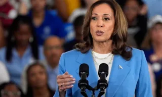 Imagem ilustrativa da imagem Kamala Harris fala sobre preço de alimentos e diz querer reduzir custos de remédios