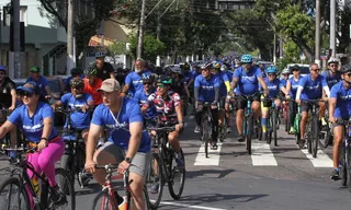 Imagem ilustrativa da imagem Pedalaço da Independência reúne famílias e atletas em passeio de belas paisagens