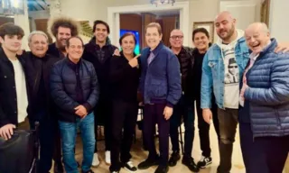 Imagem ilustrativa da imagem 'Pizza do Faustão' é retomada com a presença de famosos na casa do apresentador