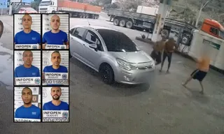 Imagem ilustrativa da imagem VÍDEO | Detentos renderam motorista após fugirem de penitenciária no ES