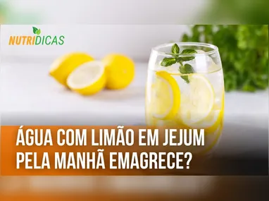 Imagem ilustrativa da imagem Água com limão em jejum pela manhã emagrece? | Nutridicas #48