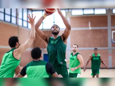 Nory durante treino na arena onde Jogos acontecem