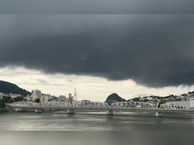 Tempo nublado: frente fria chega ao Espírito Santo no fim de semana