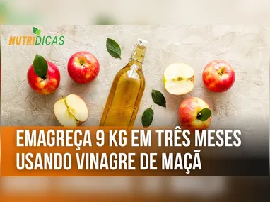 Imagem ilustrativa da imagem Emagreça 9 kg em três meses usando vinagre de maçã | Nutridicas #47