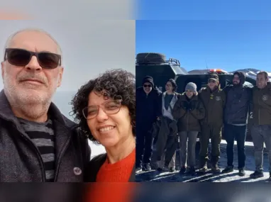 Imagem ilustrativa da imagem Família reencontra casal que sumiu em viagem ao Chile: 'Estão muito bem'