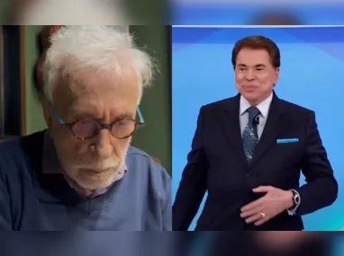 Imagem ilustrativa da imagem Moacyr Franco descobre morte de Silvio Santos e faz homenagem comovente