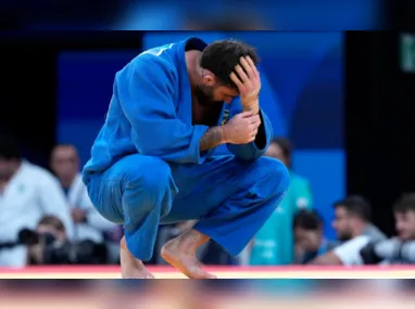 Imagem ilustrativa da imagem Rafael Macedo perde medalha de bronze para francês no judô