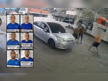 Imagem ilustrativa da imagem VÍDEO | Detentos renderam motorista após fugirem de penitenciária no ES