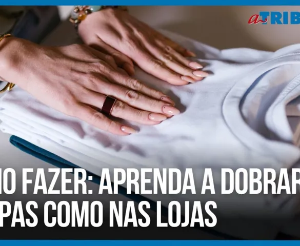 Imagem ilustrativa da imagem VÍDEO | Aprenda a dobrar roupas como nas lojas