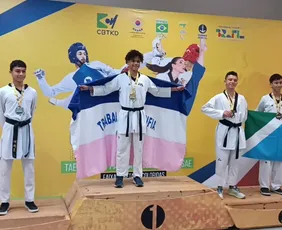 Imagem ilustrativa da imagem Capixaba é ouro na Copa do Brasil de Taekwondo