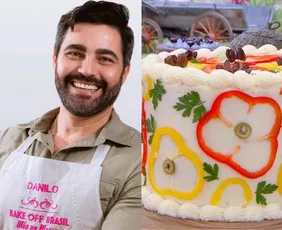 Imagem ilustrativa da imagem Aprenda a fazer o Bolo de Moqueca, criado por chef capixaba no Bake Off Brasil