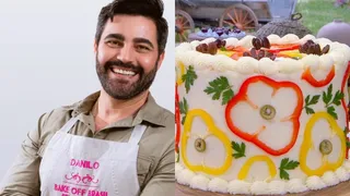 Imagem ilustrativa da imagem Aprenda a fazer o Bolo de Moqueca, criado por chef capixaba no Bake Off Brasil