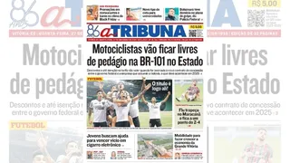 Imagem ilustrativa da imagem Confira os destaques do jornal A Tribuna desta quarta-feira