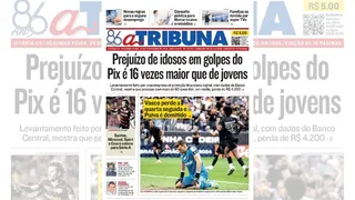 Imagem ilustrativa da imagem Confira os destaques do jornal A Tribuna desta segunda-feira