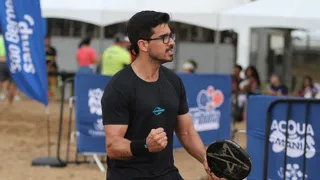 Imagem ilustrativa da imagem Praia de Camburi recebe o segundo dia do Tribuna Open de Beach Tennis