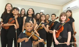 Imagem ilustrativa da imagem Alunos de violino do ES vão participar de concerto no Rio de Janeiro