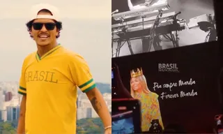 Imagem ilustrativa da imagem Bruno Mars faz homenagem a Marília Mendonça em show; veja vídeo