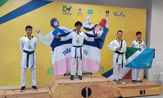 Imagem ilustrativa da imagem Capixaba é ouro na Copa do Brasil de Taekwondo