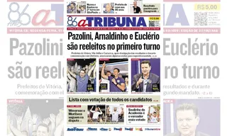 Imagem ilustrativa da imagem Confira os destaques da edição especial do jornal A Tribuna desta segunda-feira