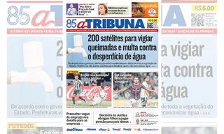 Imagem ilustrativa da imagem Confira os destaques do jornal A Tribuna desta quinta-feira