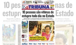 Imagem ilustrativa da imagem Confira os destaques do jornal A Tribuna desta segunda-feira