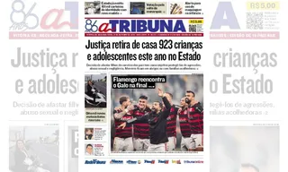 Imagem ilustrativa da imagem Confira os destaques do jornal A Tribuna desta segunda-feira