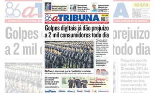 Imagem ilustrativa da imagem Confira os destaques do jornal A Tribuna desta sexta-feira