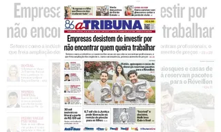 Imagem ilustrativa da imagem Confira os destaques do jornal A Tribuna deste domingo