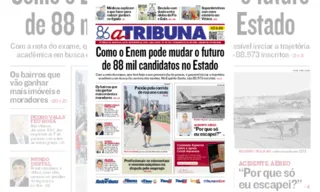 Imagem ilustrativa da imagem Confira os destaques do jornal A Tribuna deste domingo