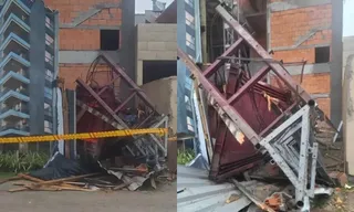 Imagem ilustrativa da imagem Elevador de obra despenca, e três trabalhadores morrem no litoral de SC