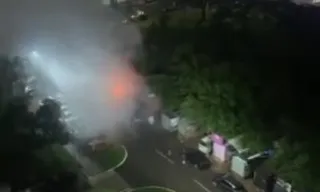 Imagem ilustrativa da imagem Carro que explodiu perto da Praça dos Três Poderes estava cheio de bombas, diz PM