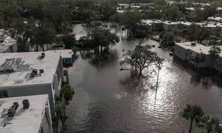 Imagem ilustrativa da imagem Sobe para 12 o número de mortos após passagem do furacão Milton na Flórida