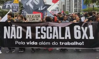 Imagem ilustrativa da imagem Manifestantes vão às ruas pelo fim da escala de trabalho 6x1