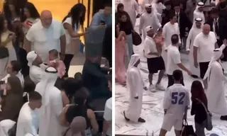 Imagem ilustrativa da imagem Neymar causa alvoroço em passeio com Bruna Biancardi e Mavie em shopping de Dubai